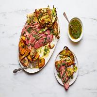 Corned Beef with Crispy Roasted Potatoes and Cabbage image