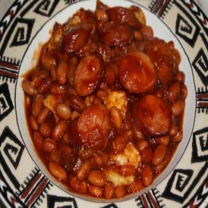 Barbecued Beans With Smoked Sausage_image