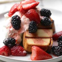 Grilled Pound Cake With Berries Recipe by Tasty_image