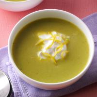Creamy Fresh Asparagus Soup image