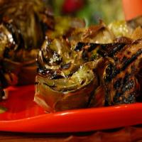 Grilled Artichokes with Green Goddess Dressing_image