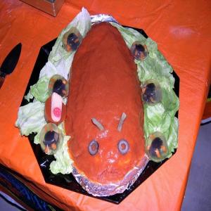 Halloween Slug Salad (Ham Salad with Aspic)_image