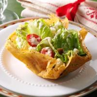 Caesar Salad in Peppered Parmesan Bowls Recipe - (4.5/5)_image