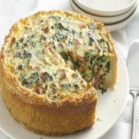 Sausage with Spinach and Cheese Torta image