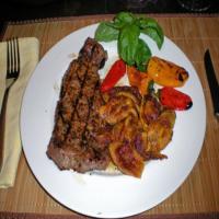 Churrasco Strip Steak With Chimichurri Sauce image