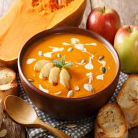 Curried Pumpkin and Apple Soup_image