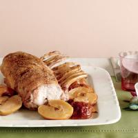 Bone-In Pork Roast with Apples and Gremolata_image