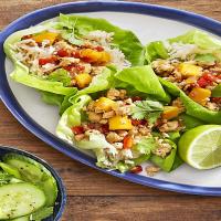 Jerk Chicken and Mango Lettuce Cups_image