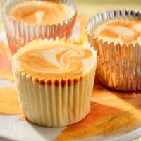Individual Swirled Pumpkin Cheesecakes_image