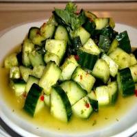 Basil-Mint Cucumber Salad_image