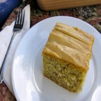 Healthy Low Fat Banana Cake with Peanut Butter Frosting_image