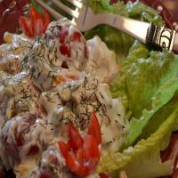 Cool & Creamy Cucumber & Pepper Salad_image