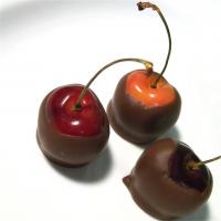 Chocolate Dipped Bing Cherries image