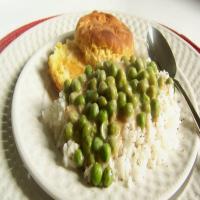 White Gravy/ Sauce With Peas_image