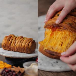 Sweet/Savory Pull-Apart Bread: Hot Cheese Recipe by Tasty_image