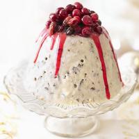 Christmas pudding ice cream image