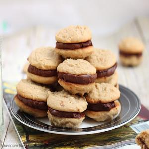 Fudge filled irresistible peanut butter cookies recipe_image