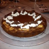 Toffee Cheesecake With Caramel Sauce image