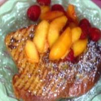 Grilled Bread Pudding with Fresh Fruit image