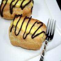 Gluten Free Eclairs With Crème Patisserie and Chocolate G image