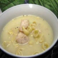 Creamy Chicken Caesar Soup image