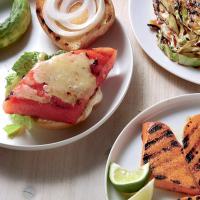 Watermelon Burgers With Cheese_image