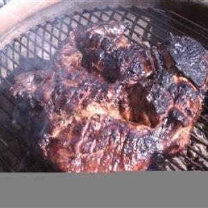 Asian Barbequed Butterflied Leg of Lamb image