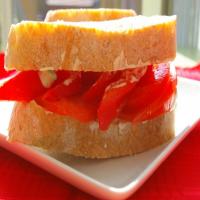 Mostly a Tomato Sandwich With Basil Mayonnaise image