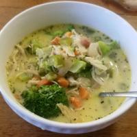 Creamy Broccoli-Chicken Soup_image