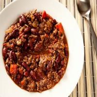 Spicy chili with beans image