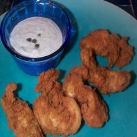 Southern Fried Chicken Fingers With Green Peppercorn Mayonnaise image