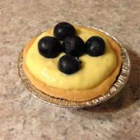 Mango Cheese Tart with Blueberries image