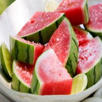 Tequila-Soaked Watermelon Wedges image