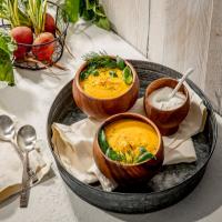 Chilled Golden Beet and Buttermilk Soup image