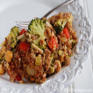 Creamy Vegan Broccoli and Rice Casserole Recipe - (4/5)_image