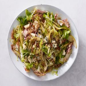 Chicories With Pears, Blue Cheese and Secret Anchovy Dressing_image
