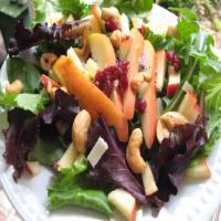 Cashew Salad With Apples & Pears_image