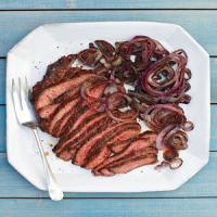 Flank Steak and Red Onion image