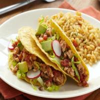 Turkey Tacos with Spicy Tomatoes image