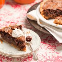 Frontera Grill's Chocolate Pecan Pie with Coffee Whipped Cream image