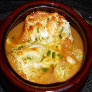 Gratin Onion Soup With Tomatoes_image
