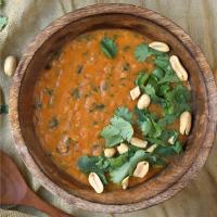 Spiced Peanut Vegan Pumpkin Soup_image