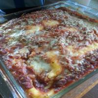 Baked Manicotti With Cheese Filling image