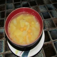 Crock Pot Garbonzo Bean Soup With Pepperoni_image