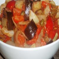 Roasted French Vegetables in Hot Balsamic and Olive Oil Dressing_image
