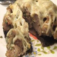 Sausage-Stuffed Portabella Mushrooms With Mozzarella Cheese_image