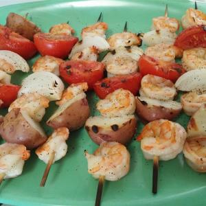 Meal on a Stick - Shrimp Kabobs_image