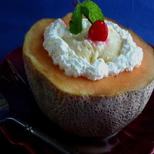 Cantaloupe Bowl & Ice Cream_image
