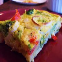 Reduced-Fat Impossibly Easy Vegetable Pie_image