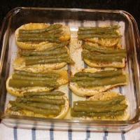 Squash, Yellow Crook Neck Baked with Asparagus_image